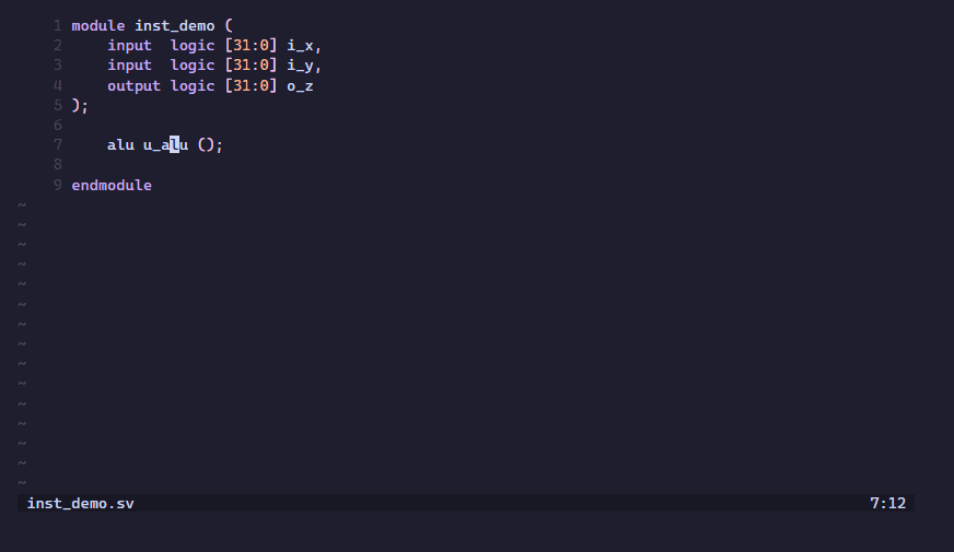 Auto-instantiation